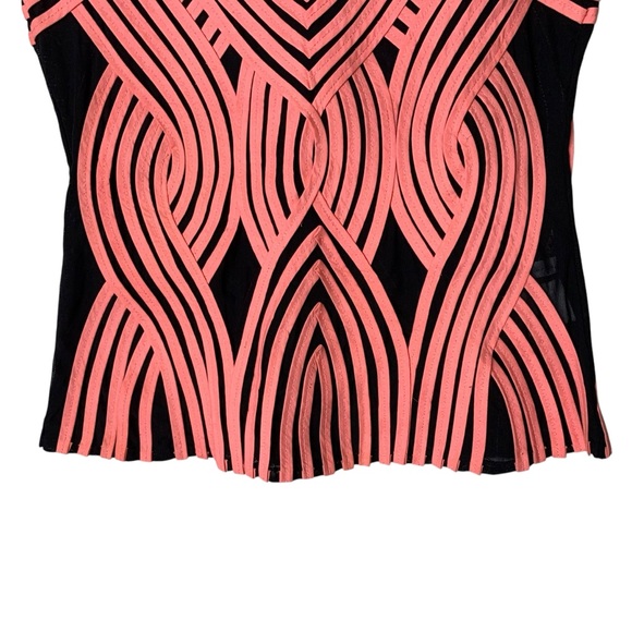 Alexandra Rosati Sleeveless Colorful Cotton Mesh Ribbon Top Size 8 Artsy - Picture 3 of 6